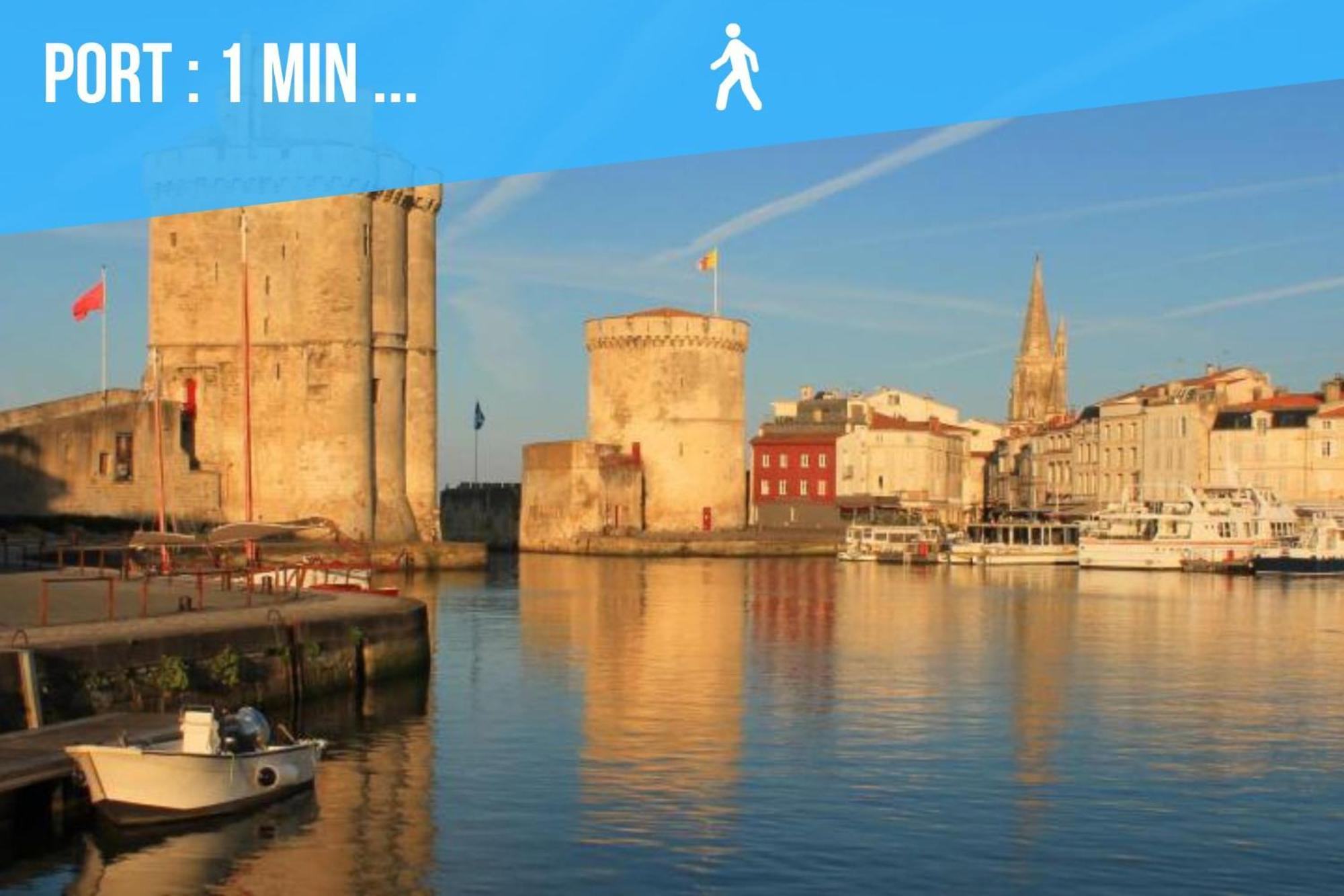 Caporizon-Le Perot-T2 Au Coeur Du Vieux Port 100M Plage La Rochelle  Exteriör bild